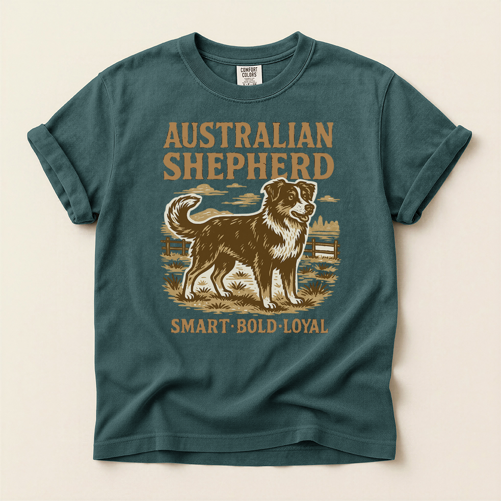 Australian Shepherd, Aussie Dog T-Shirt