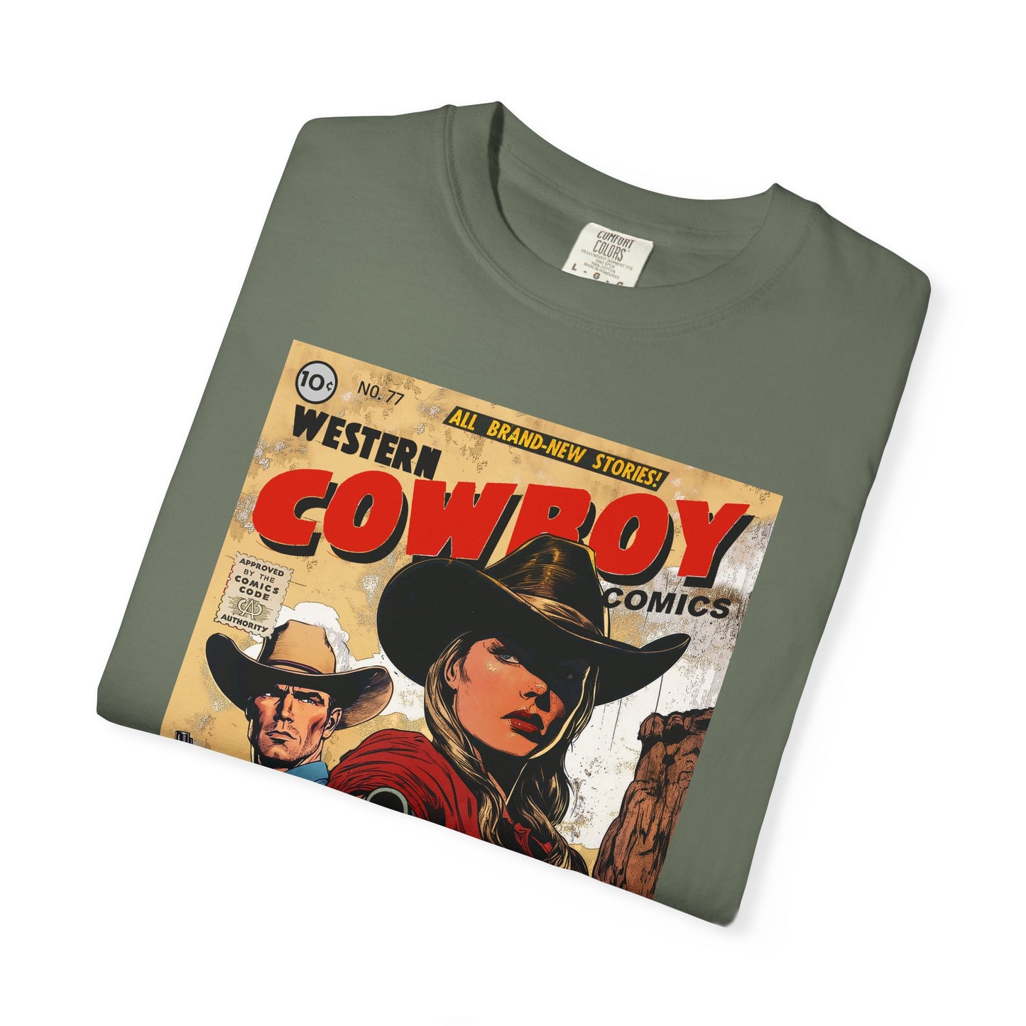 Western Comic Book T-Shirt - Ruby Don't Take Your Love to Town
