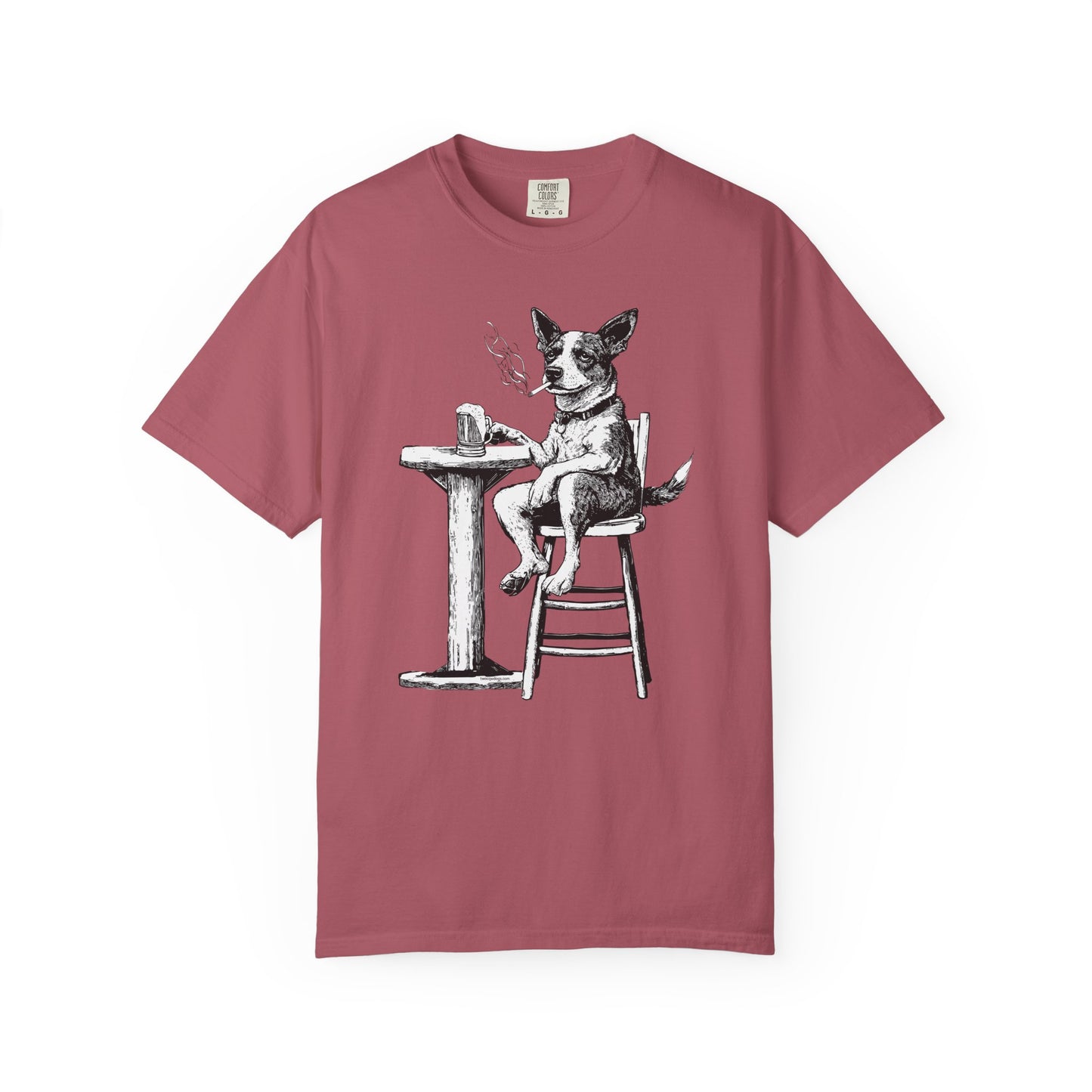 Dog Drinking Beer T-Shirt for Dog Lovers