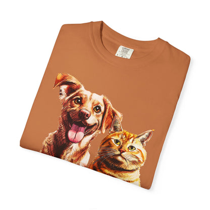 Odie and His Fat Cat Friend Super-Soft Tee
