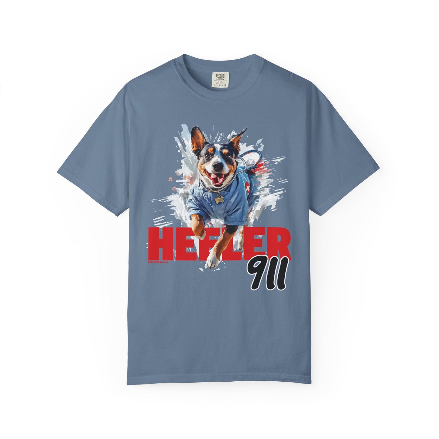 Heeler 911 Unisex T-shirt - Nurse Heeler Dog Design