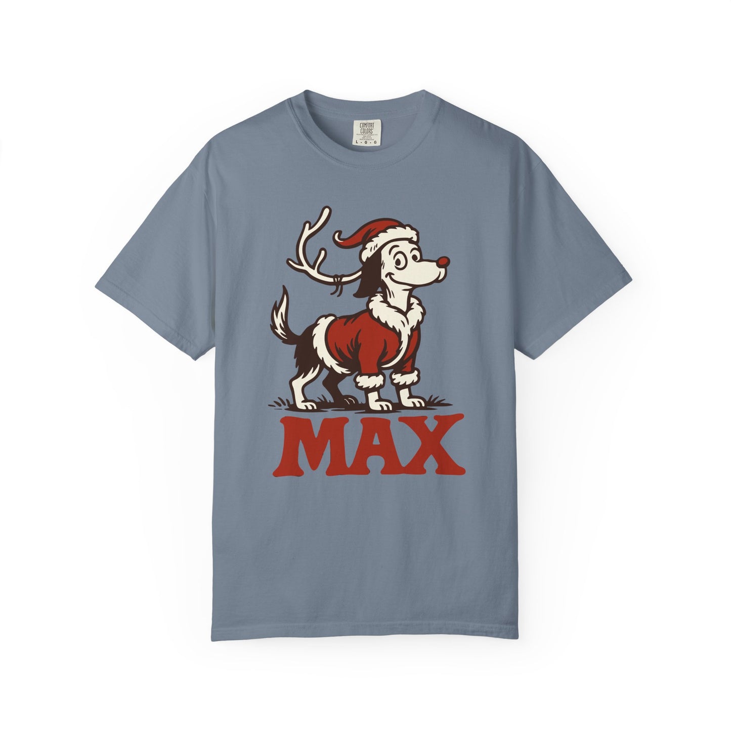 Max the Christmas Cowdog T-shirt