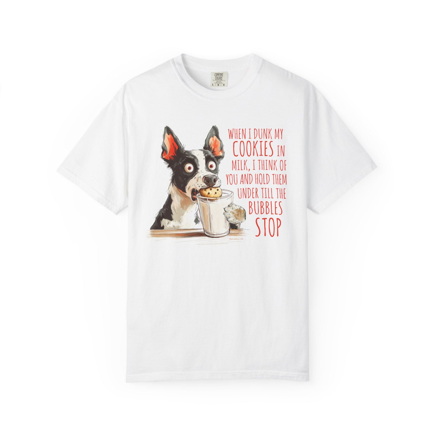 Cowdog Dipping Cookies T-Shirt - Unisex