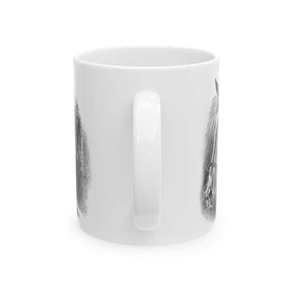 Quarter Horse "Tank"Ceramic Mug 11oz