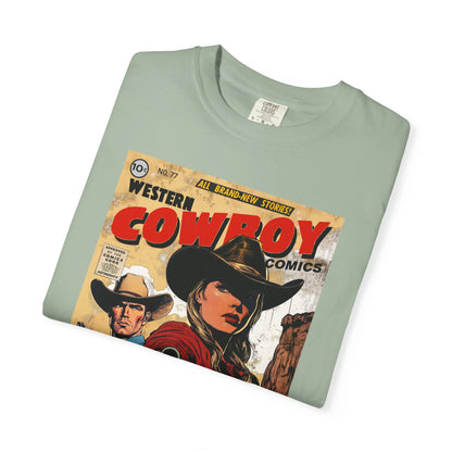 Western Comic Book T-Shirt - Ruby Don't Take Your Love to Town