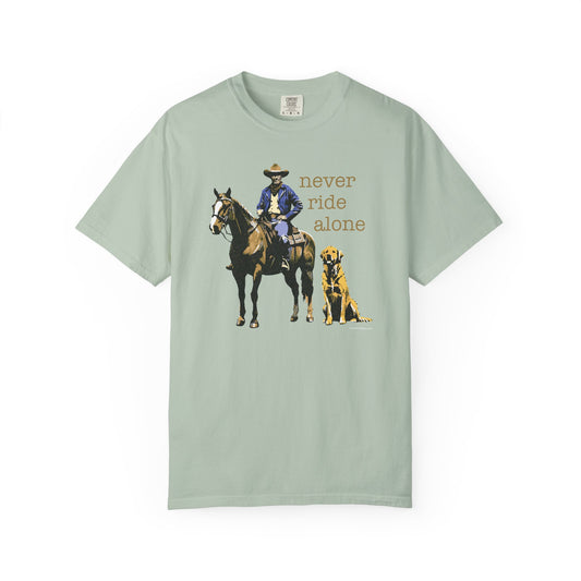 Never Ride Alone Tee Shirt