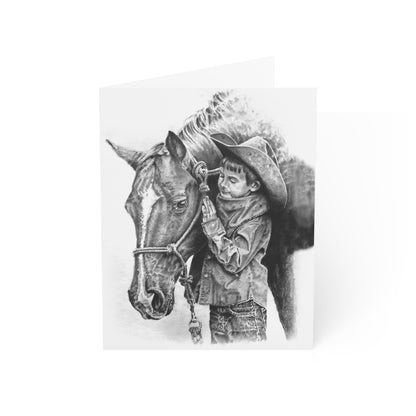 Little Cowhand & His Trusty Steed Notecard
