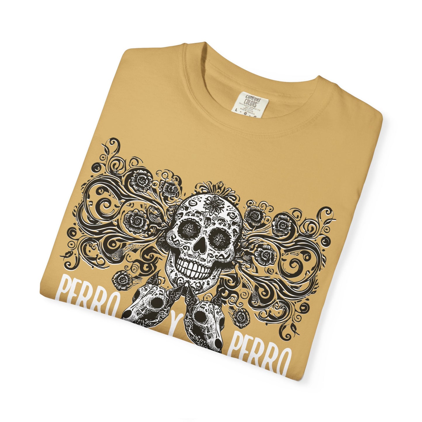 Perro y Perro T-Shirt, Dia De Los Muertos, Two Dogs