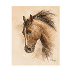 Western Horse Art Print — Quiet Working Horse Rolled Poster