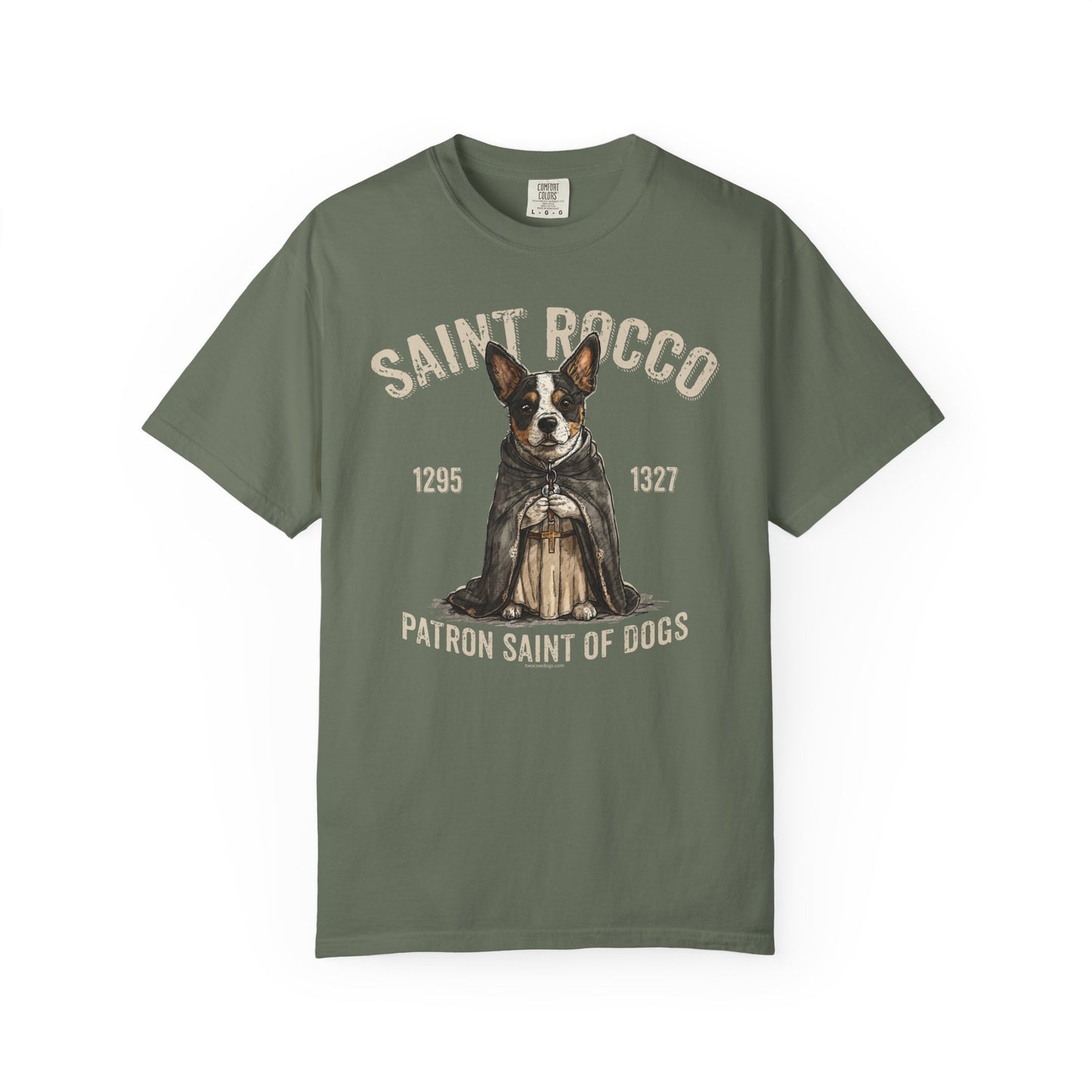 Saint Rocco Unisex T-Shirt - Patron Saint of Dogs and Dog Lovers