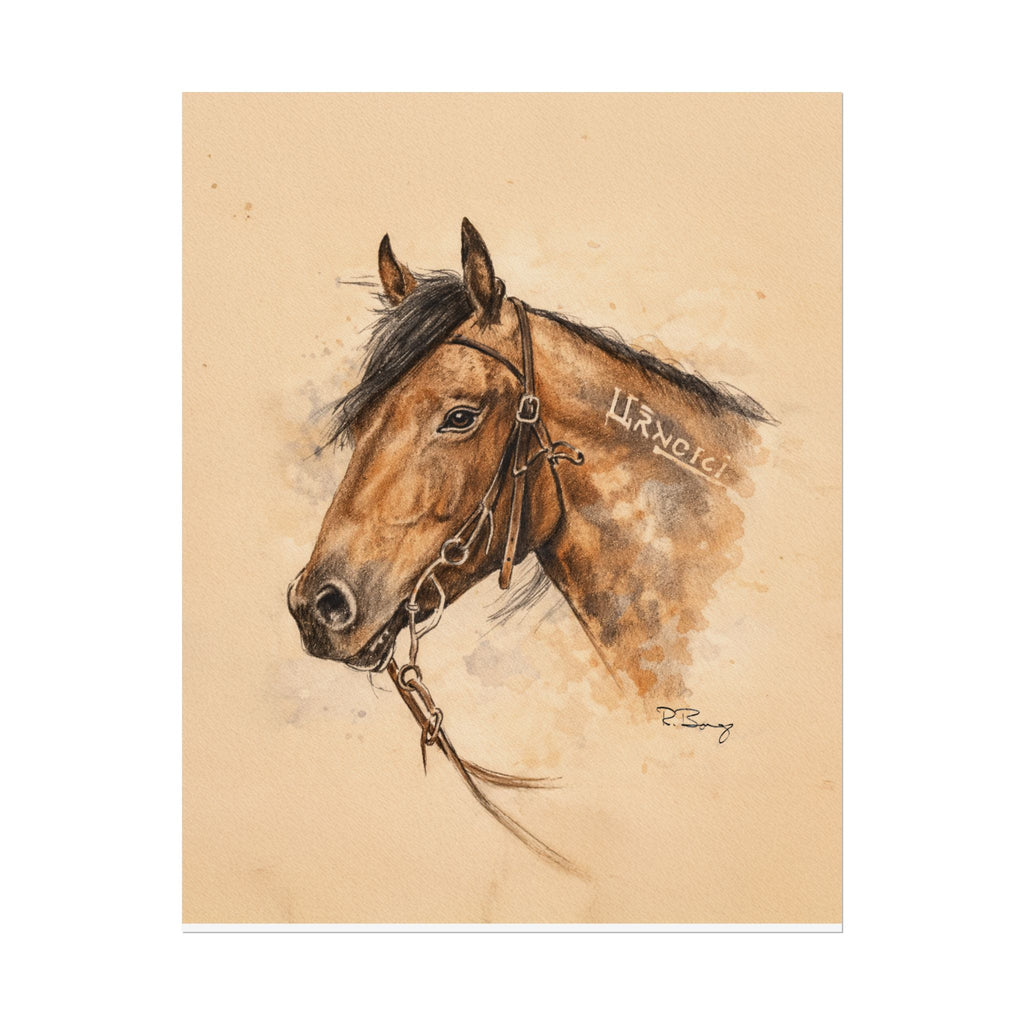 Mustang Color Print