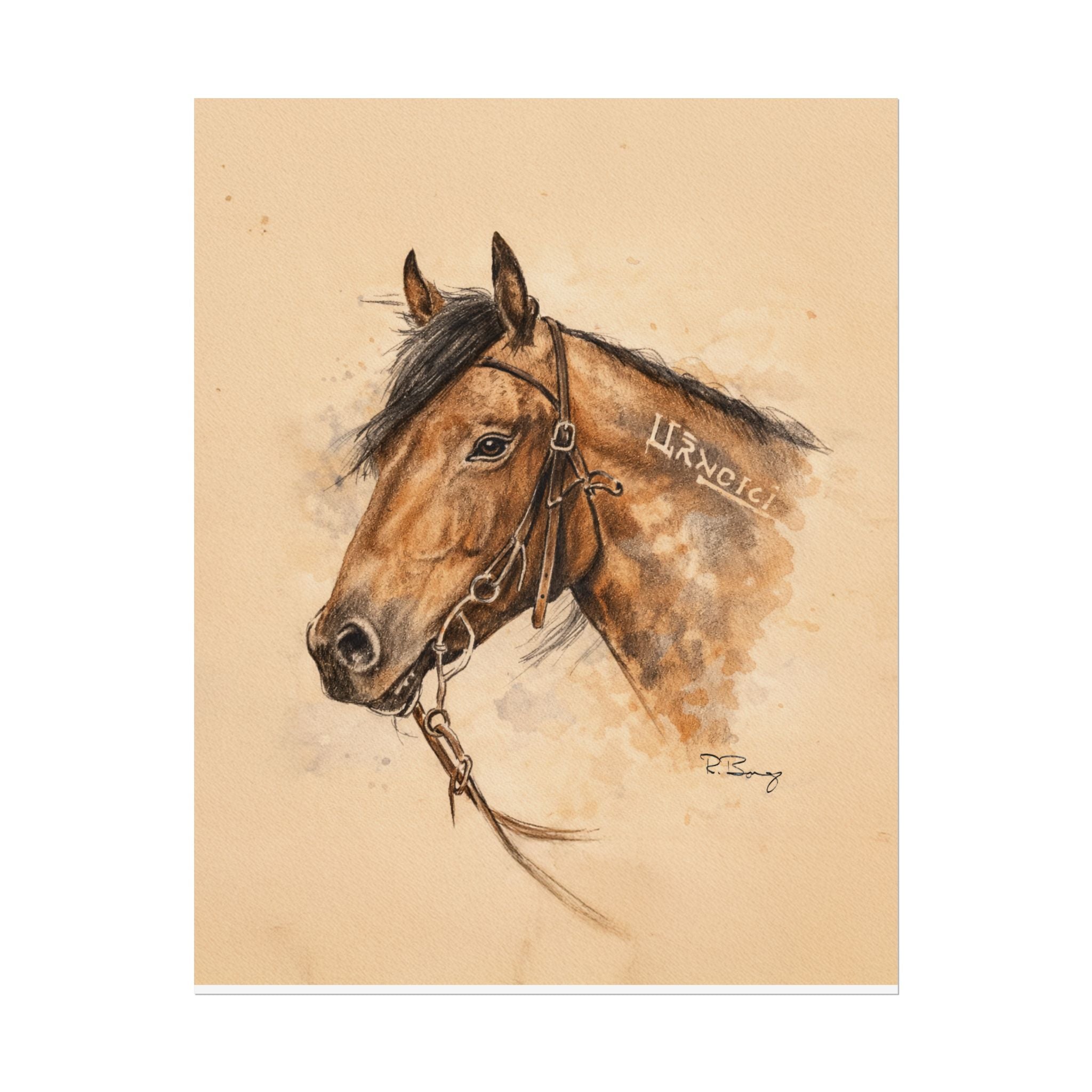 Mustang Color Print
