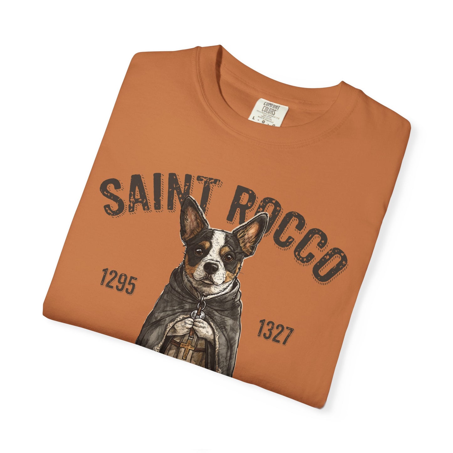 Saint Rocco Unisex T-Shirt - Patron Saint of Dogs and Dog Lovers
