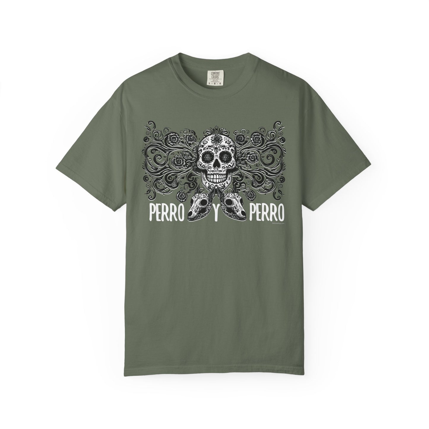 Perro y Perro T-Shirt, Dia De Los Muertos, Two Dogs