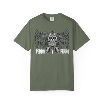 Perro y Perro T-Shirt, Dia De Los Muertos, Two Dogs