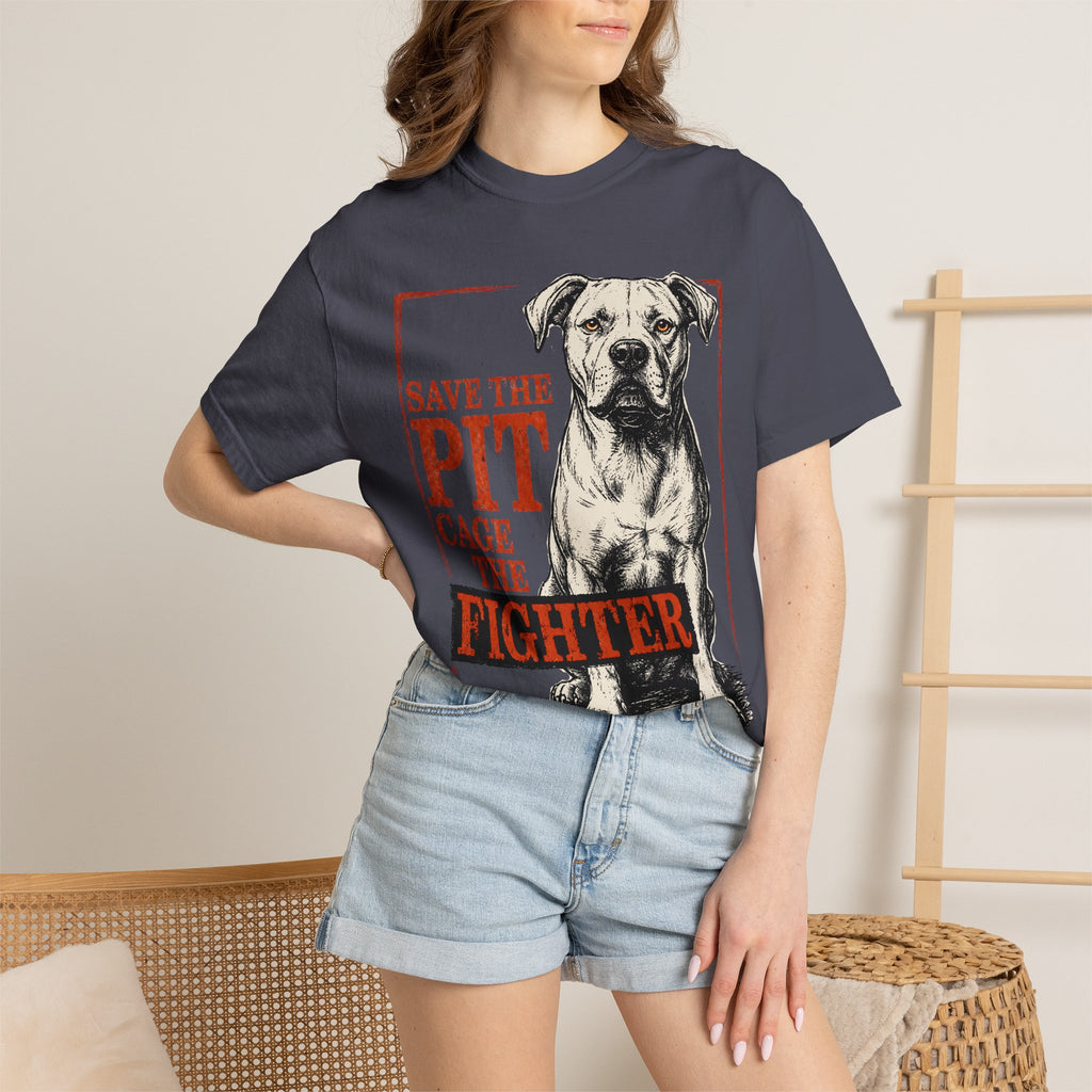 Save the Pit, Cage the Fighter TShirt
