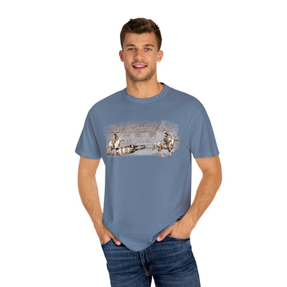 Team Ropers Roping Bottle Unisex T-shirt - Original Art Design