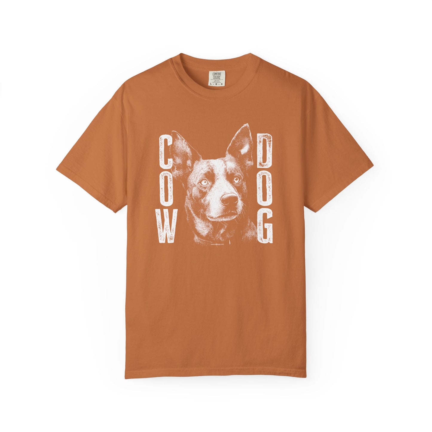Cowdog Design with "COW DOG", Garment-Dyed T-shirt with