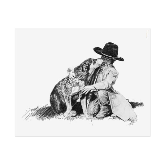 First Kiss, Heeler and Cowkid Custom Print
