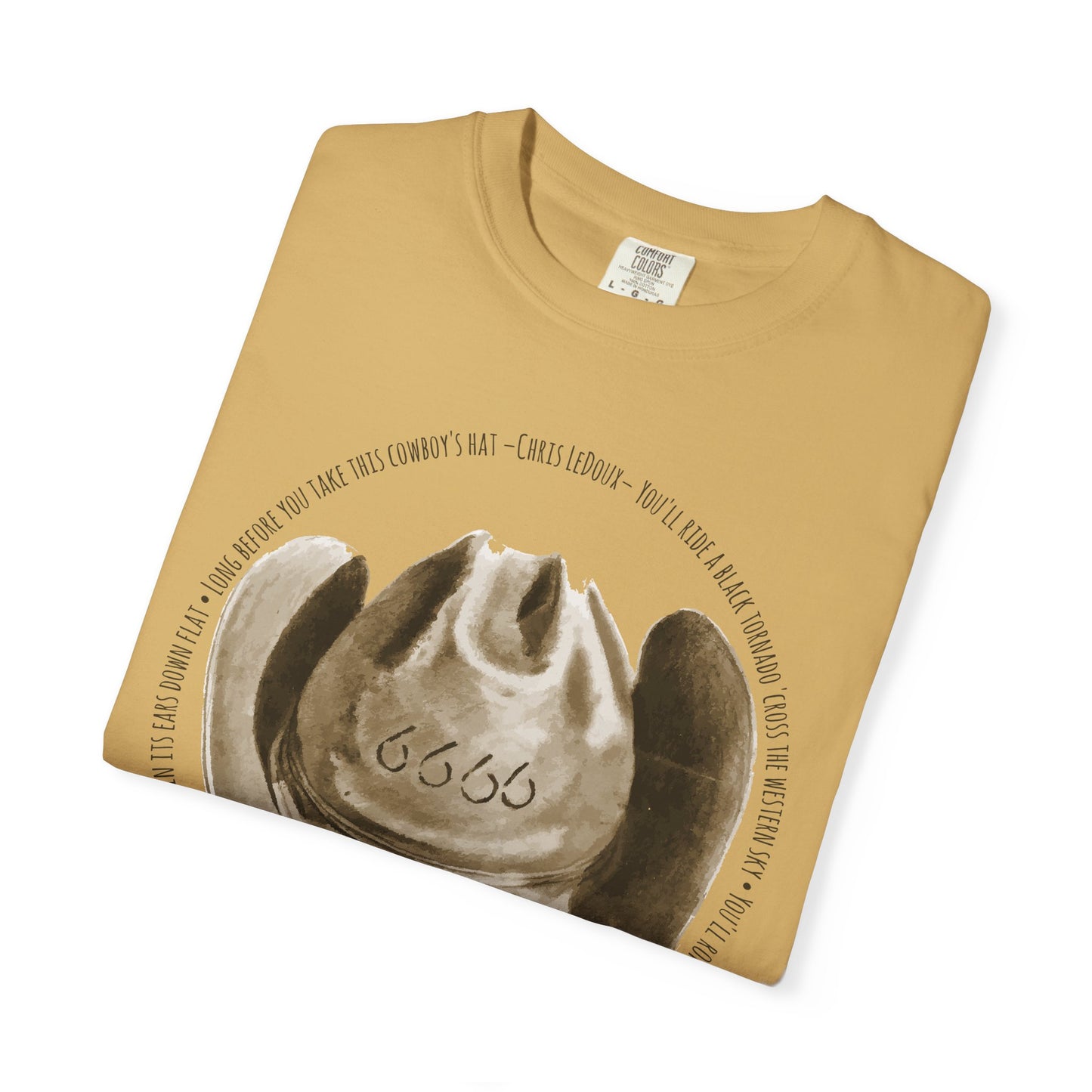 Unisex T-Shirt 6666 Cowboy Hat Design
