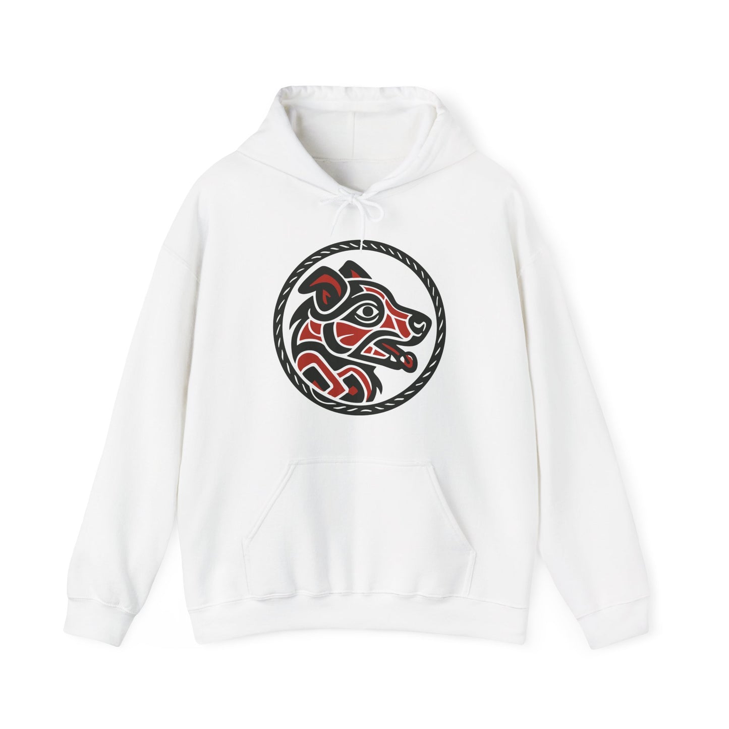 Tribal Cowdog Emblem Hoodie