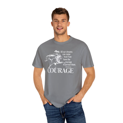Courage Barrel Racing Garment-Dyed T-shirt