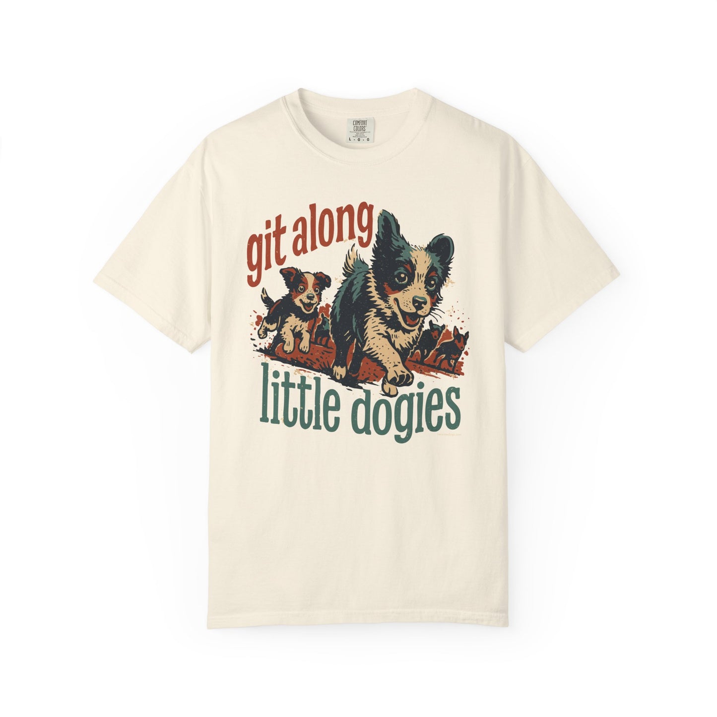Git Along Little Dogies – Cowdog Pup TShirt