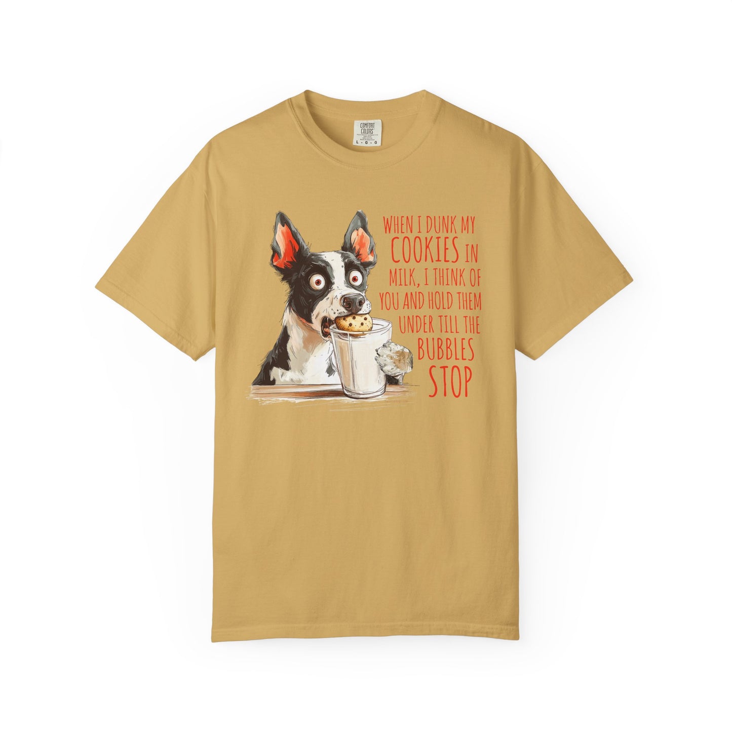 Cowdog Dipping Cookies T-Shirt - Unisex