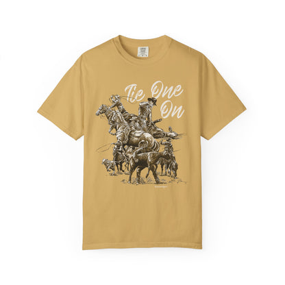 Rodeo Calf Roping, Tie-Down T-Shirt