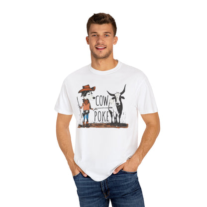 Cow Poke T-Shirt - Unisex Garment-Dyed