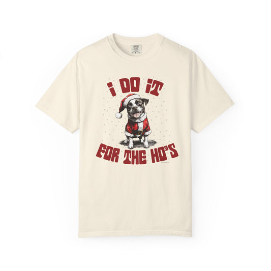 Holiday Cheer Unisex Garment-Dyed T-shirt, Christmas Gift Tee, Funny Xmas Shirt