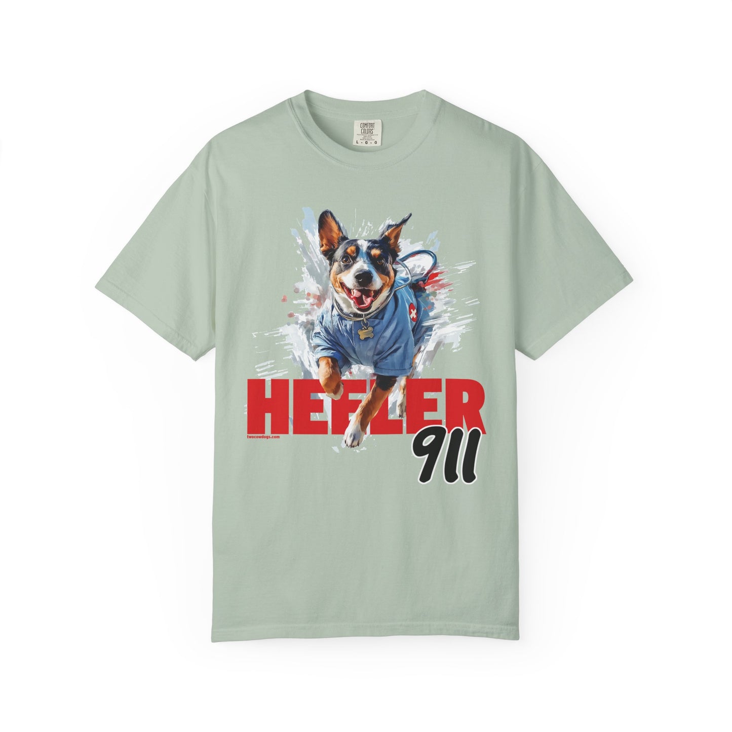 Heeler 911 Unisex T-shirt - Nurse Heeler Dog Design
