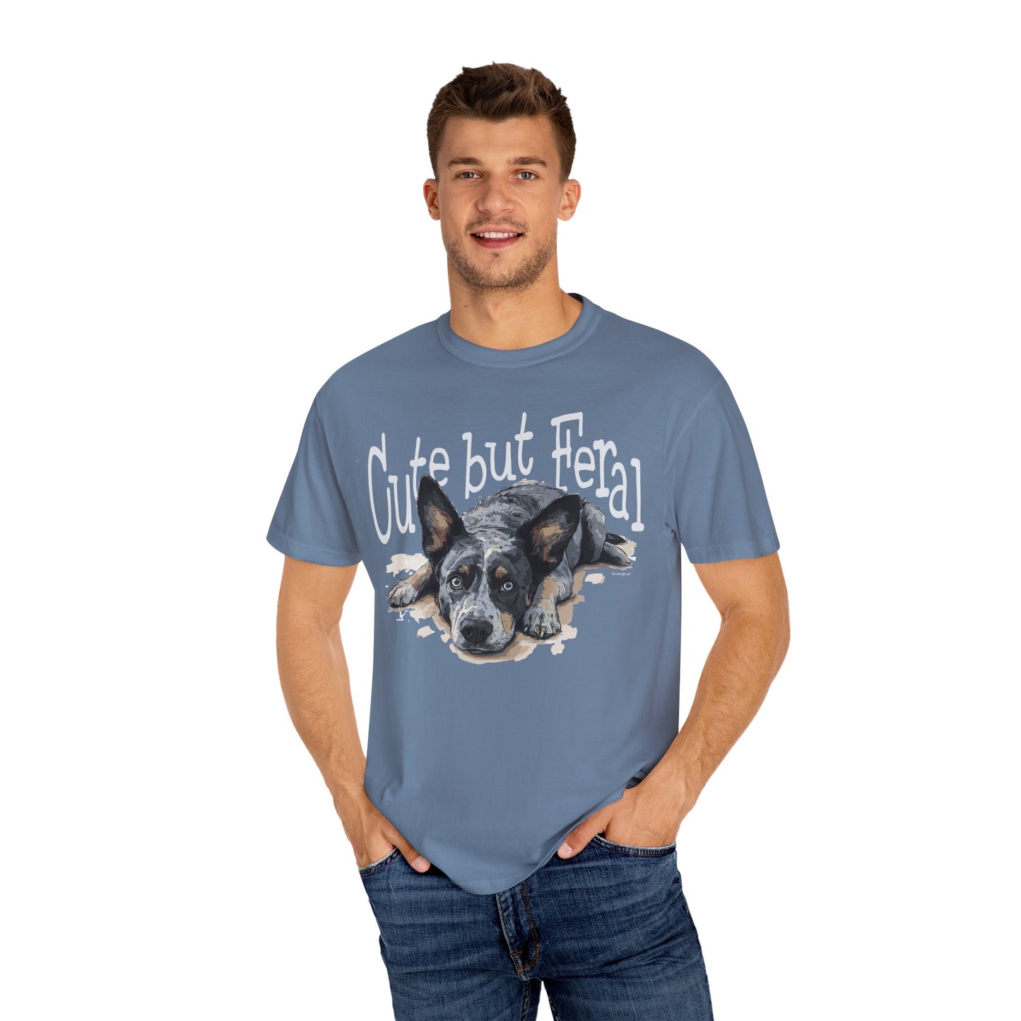 Cute but Feral, Dog Heeler T-shirt