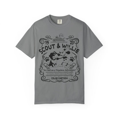 Vintage Scout and Steamboat Willie T-Shirt