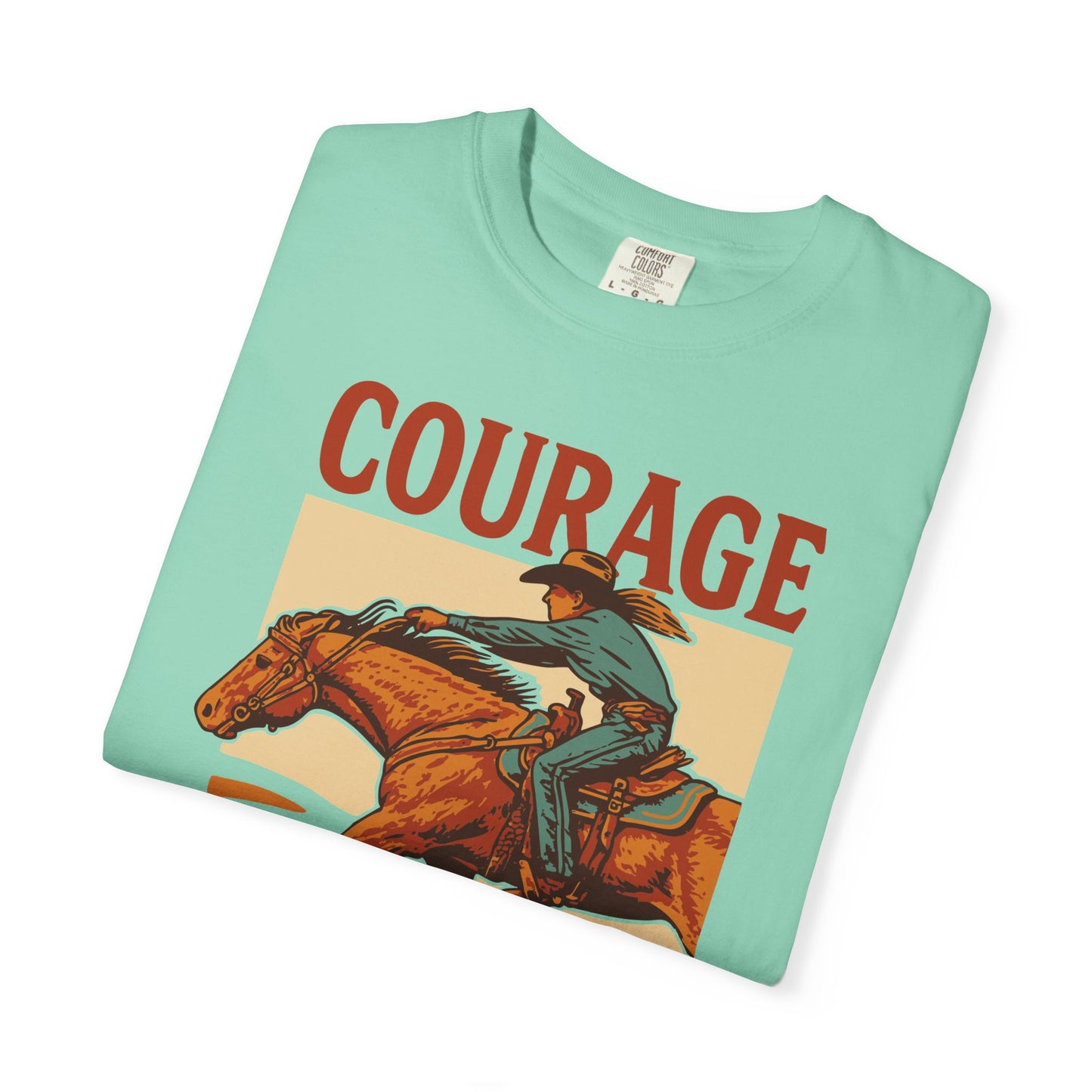 Barrel Racing Courage Graphic T-Shirt