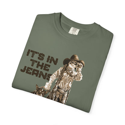 Rodeo T-shirt, It's In the Jeans, Unisex Tee, Garment-Dyed Shirt