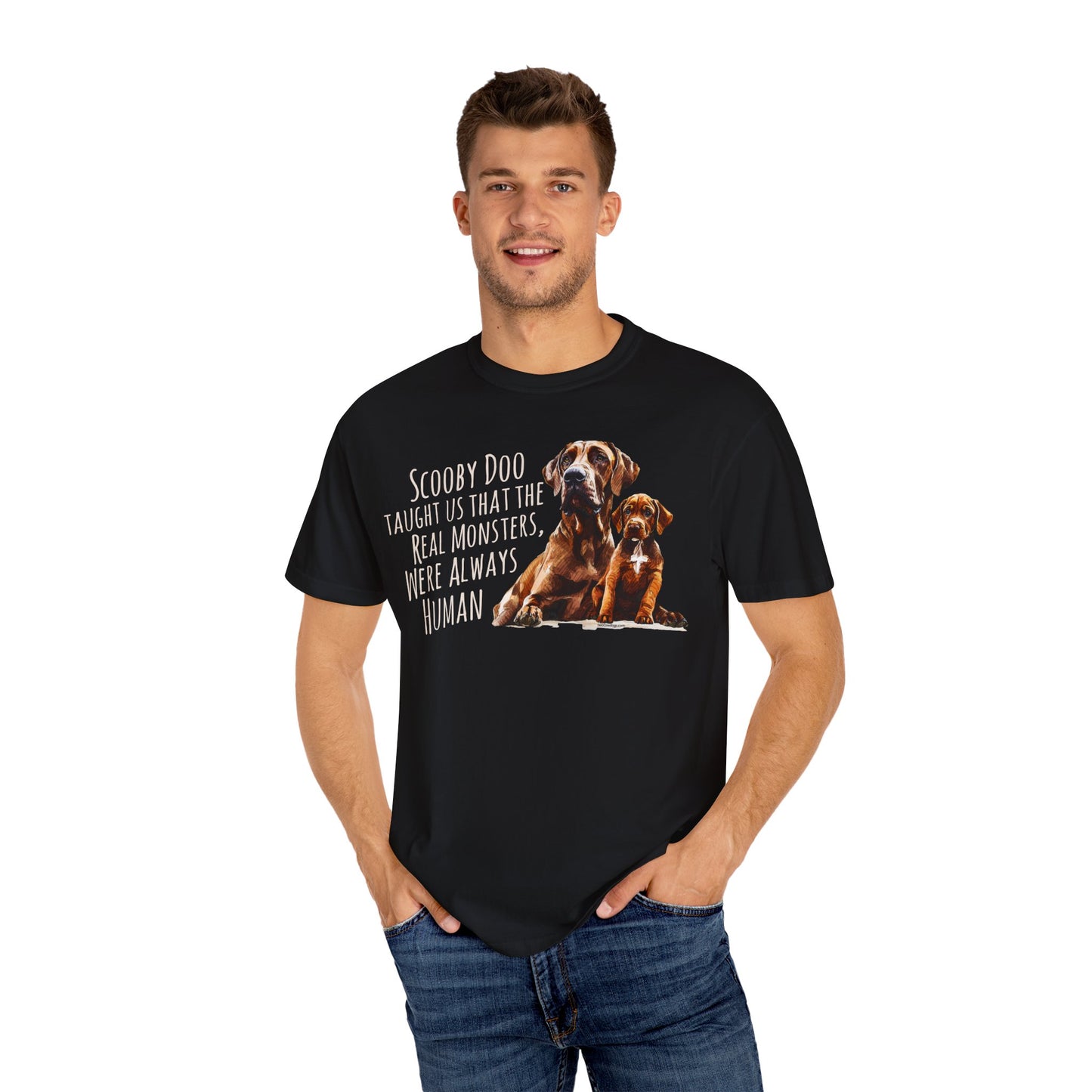 Scooby Scrappy Unisex Garment-Dyed T-shirt