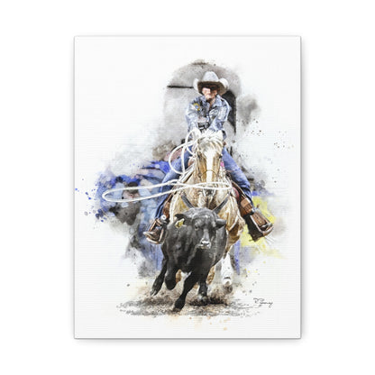 Canvas Print - Breakaway Roper Print on Canvas