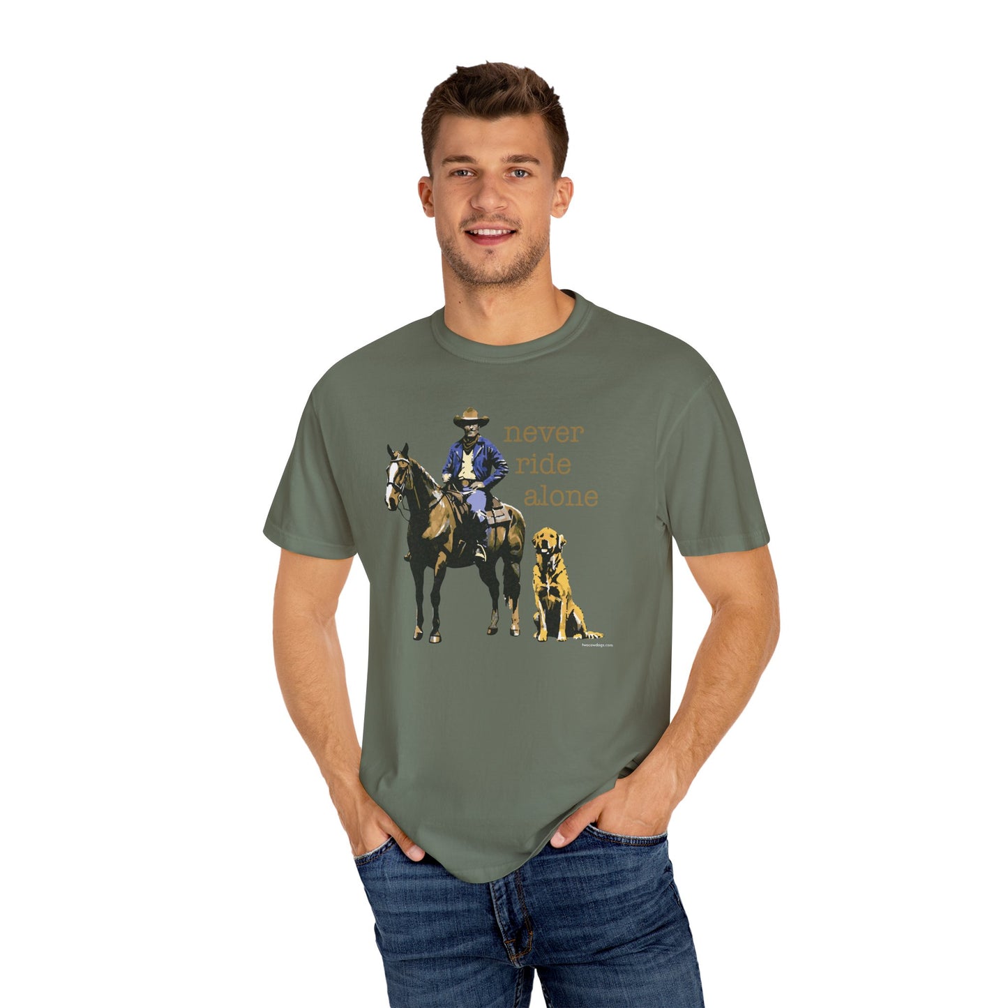 Never Ride Alone Tee Shirt