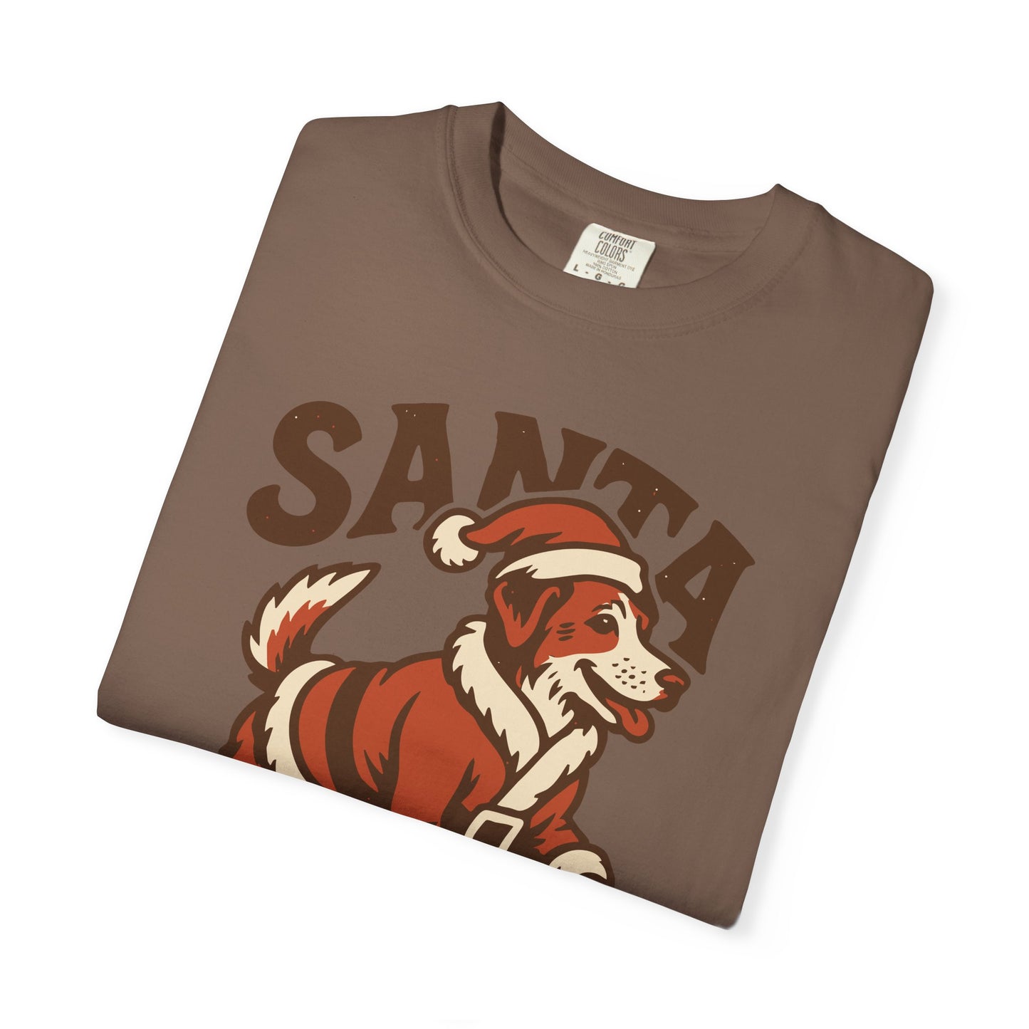 Santa Paws T-shirt - Western Christmas Cowboy Tee