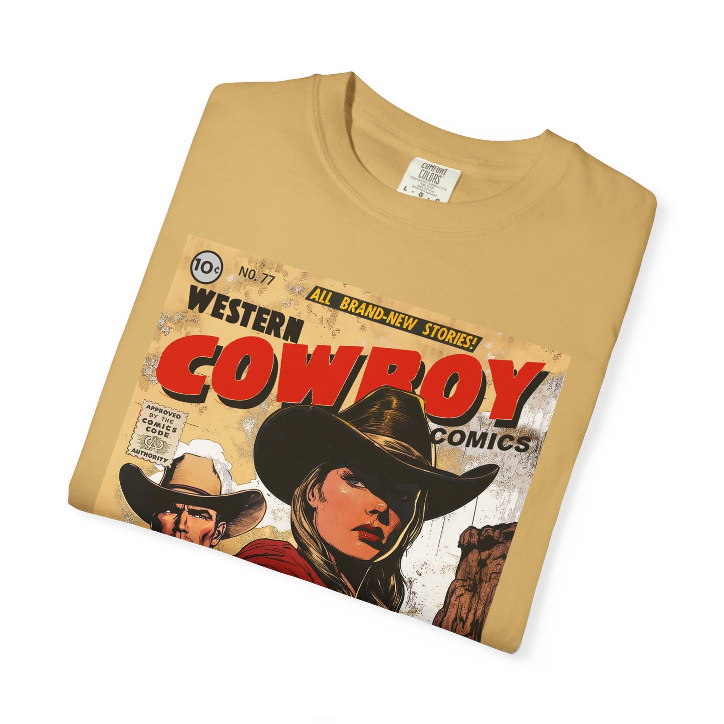 Western Comic Book T-Shirt - Ruby Don't Take Your Love to Town