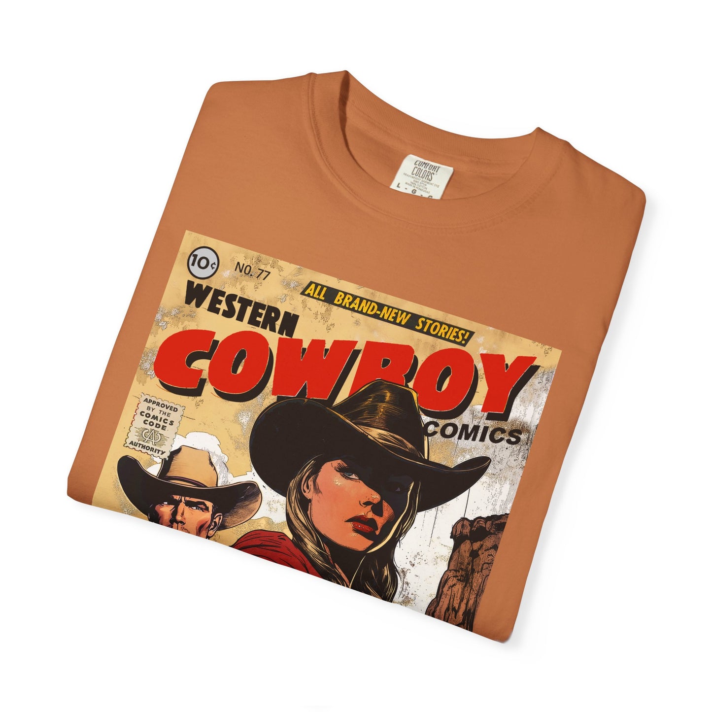 Western Comic Book T-Shirt - Ruby Don't Take Your Love to Town