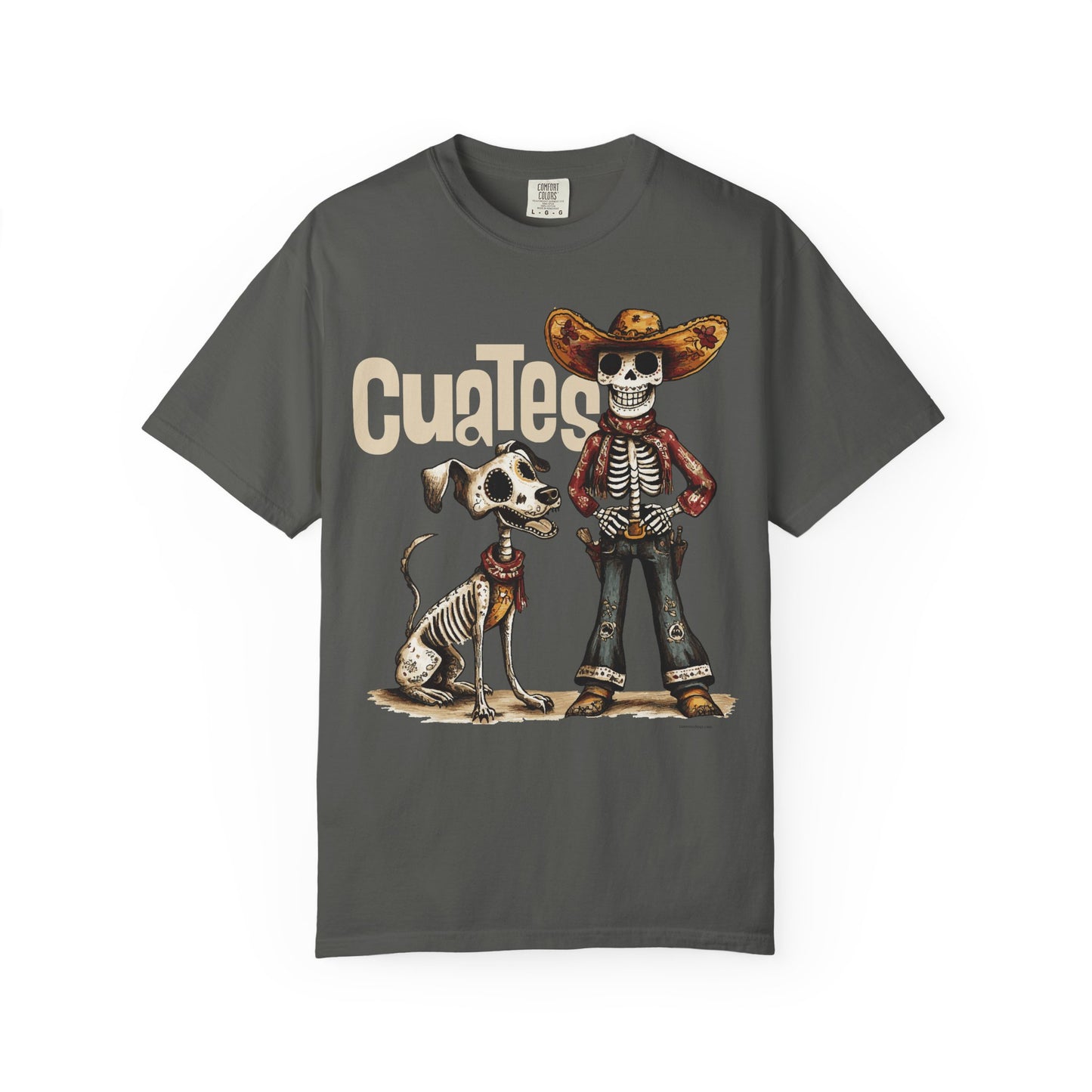 Cowboy and Cowdog Dia de los Muertos T-shirt