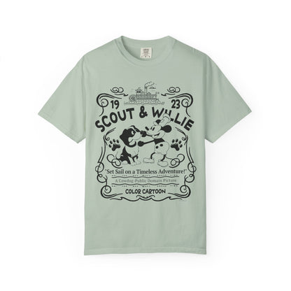 Vintage Scout and Steamboat Willie T-Shirt