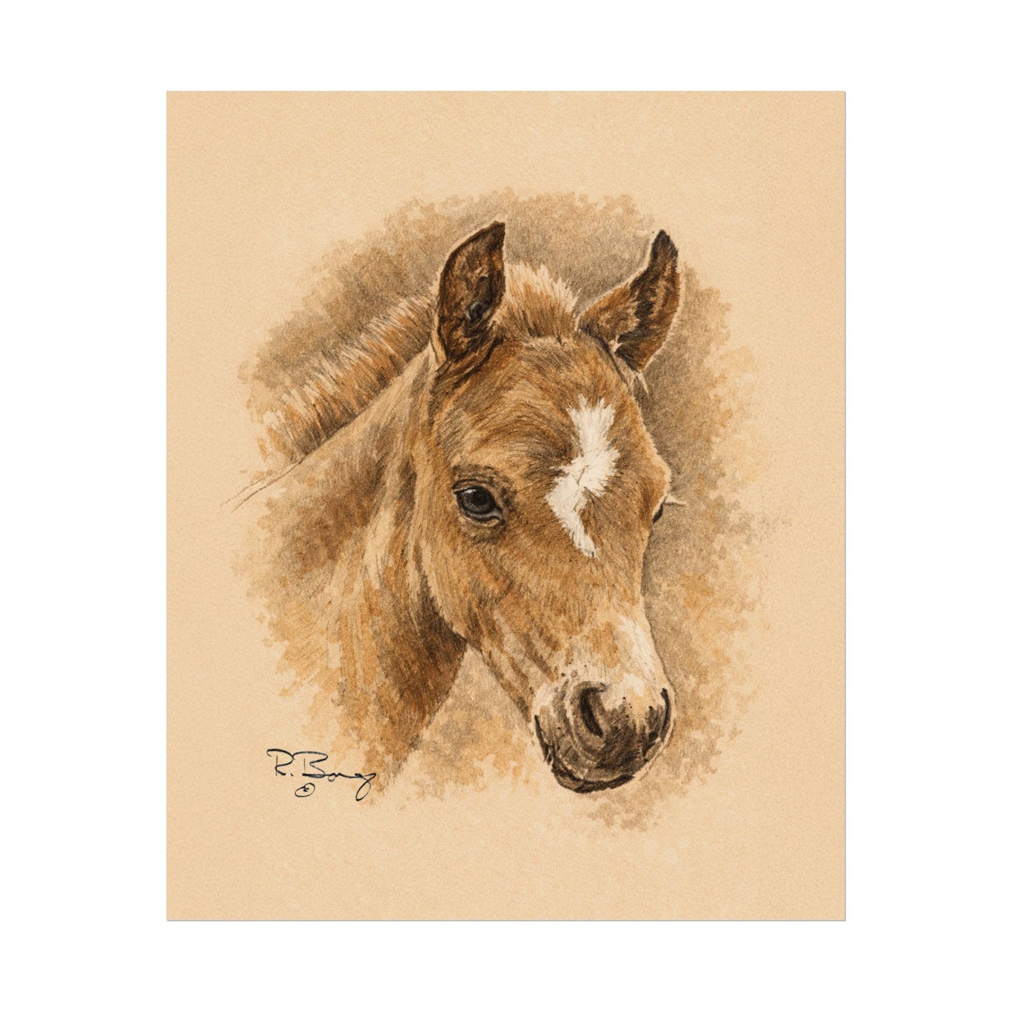 Lightning Colt Archival Paper Print