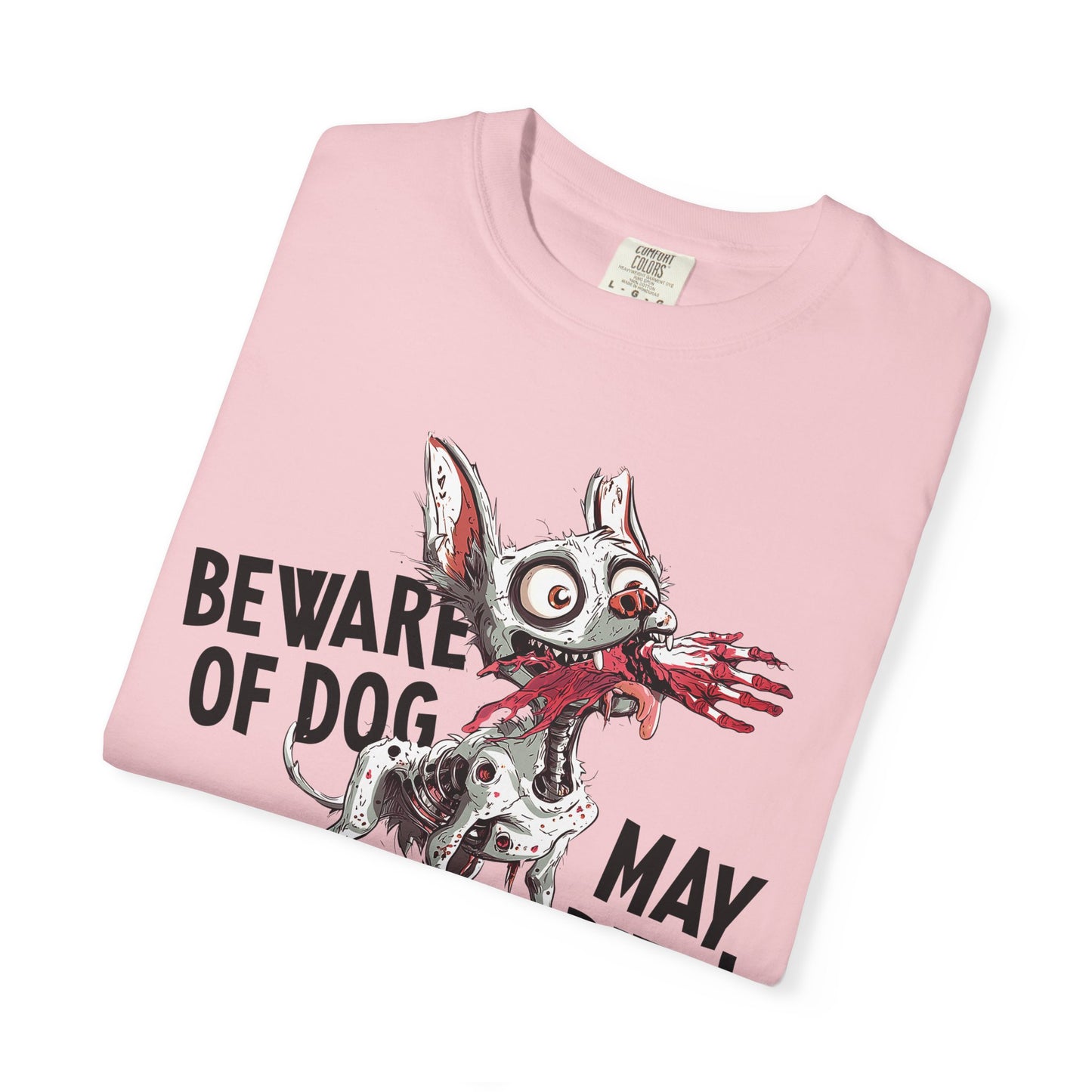 Beware of Dog – May Bite! Zombie Pup TShirt