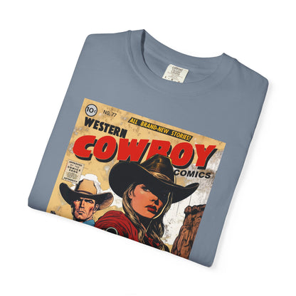 Western Comic Book T-Shirt - Ruby Don't Take Your Love to Town