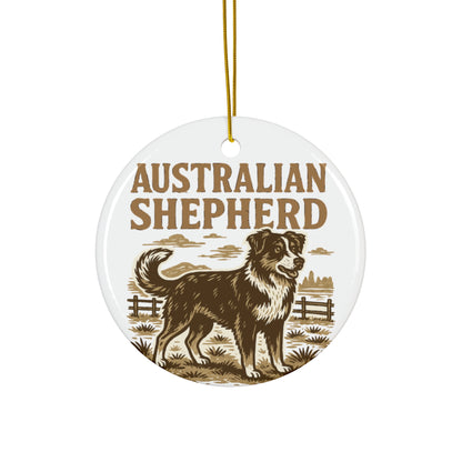 Australian Shepherd Dog Ornament