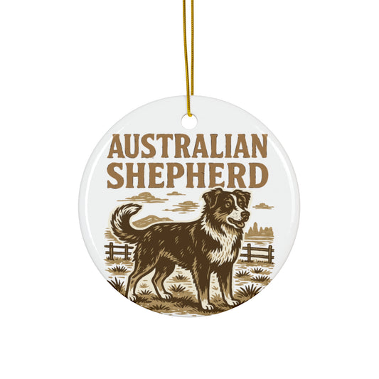 Australian Shepherd Dog Ornament