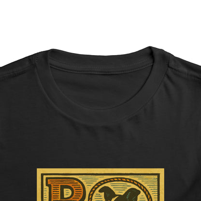 Western Block "R" Toddler Heavy Cotton™ Tee